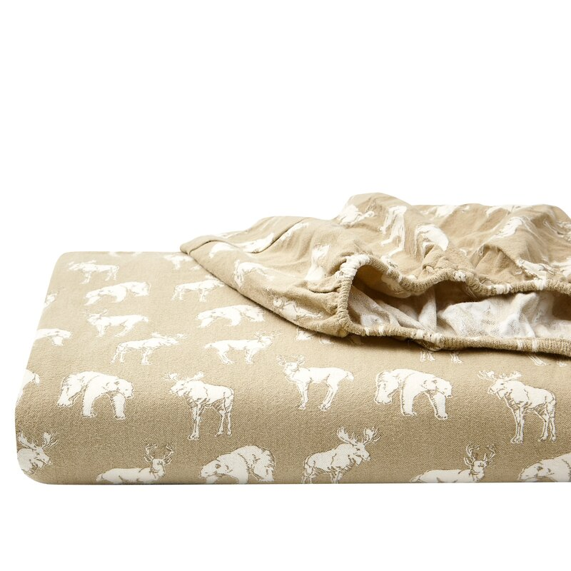 Cotton and Flannel Bedding Set