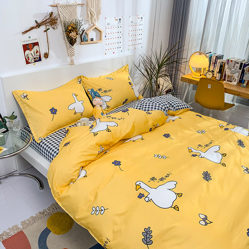 Cartoon Printing Full/Queen Size Kids Bedding Set