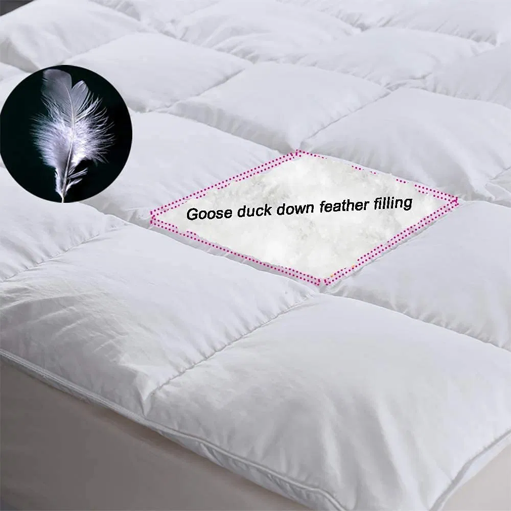 Textile Cotton Bedding Duvet Cover Sets Queen Double Goose Down Quilts Set Hotel Comforter