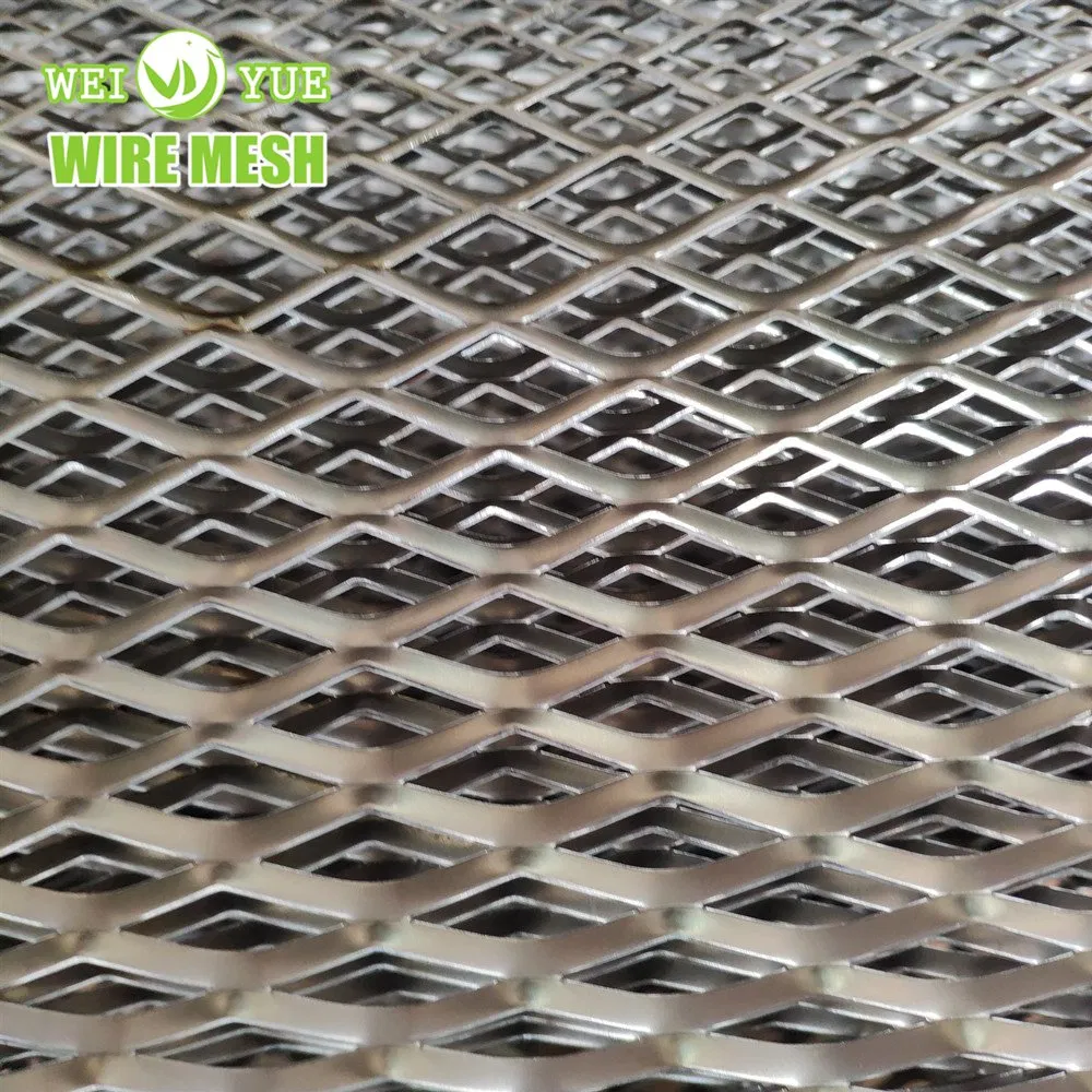 Heavy Duty Walkways Hexagonal Hole Flat Expanded Metal Mesh Sheet