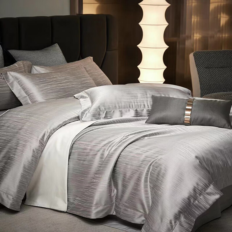 Custom 100% Cotton Bedding Luxury 5 Star Hotel Linen Bed Sheet Sets