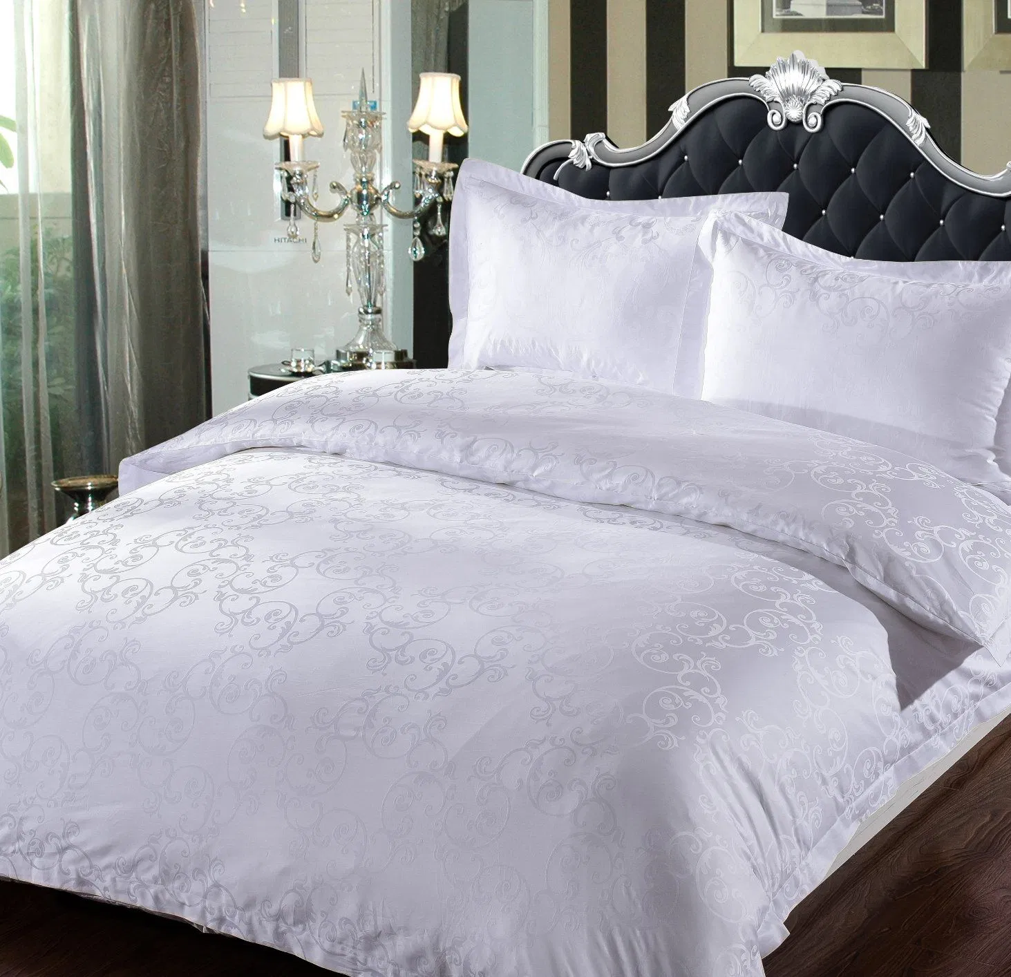 Factory Wholesale Hotel Bedding Set Jacquard Comforter Set Hotel Linen