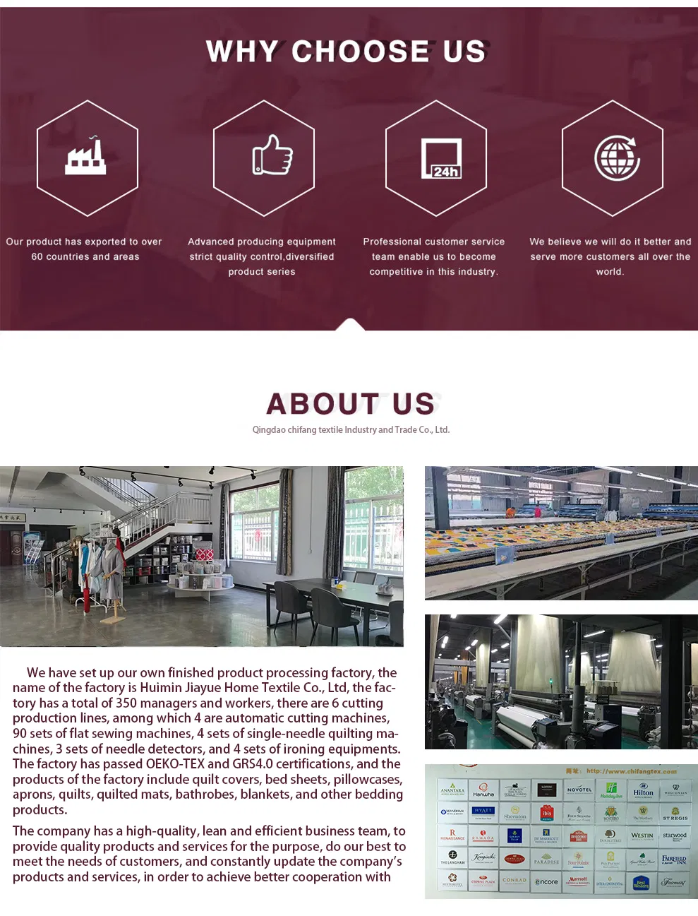 Advantages and Certification