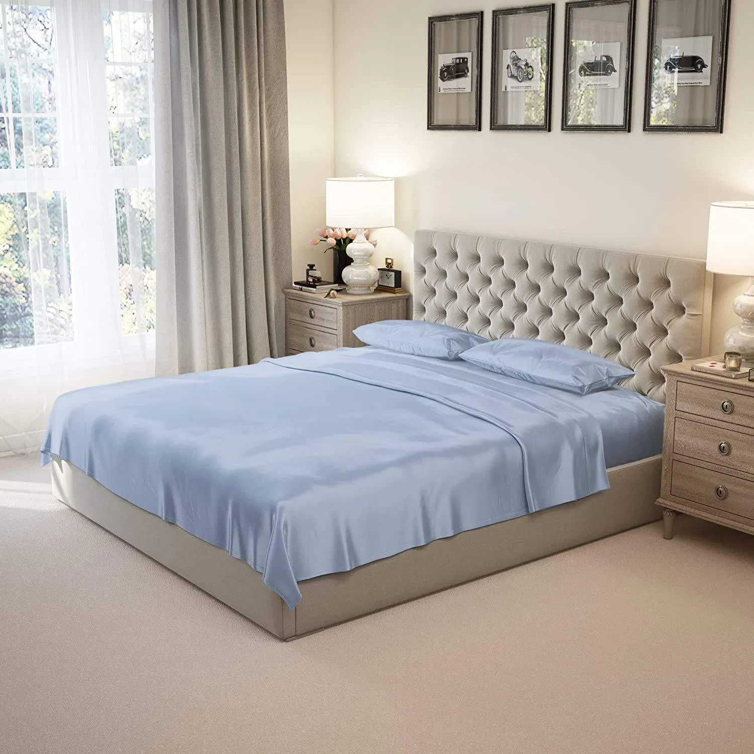 Wholesale Customized Cheap 22 Momme Nature Mulberry Silk Bedding Set 4 PCS Pure Silk Luxury Bed Sheet Set