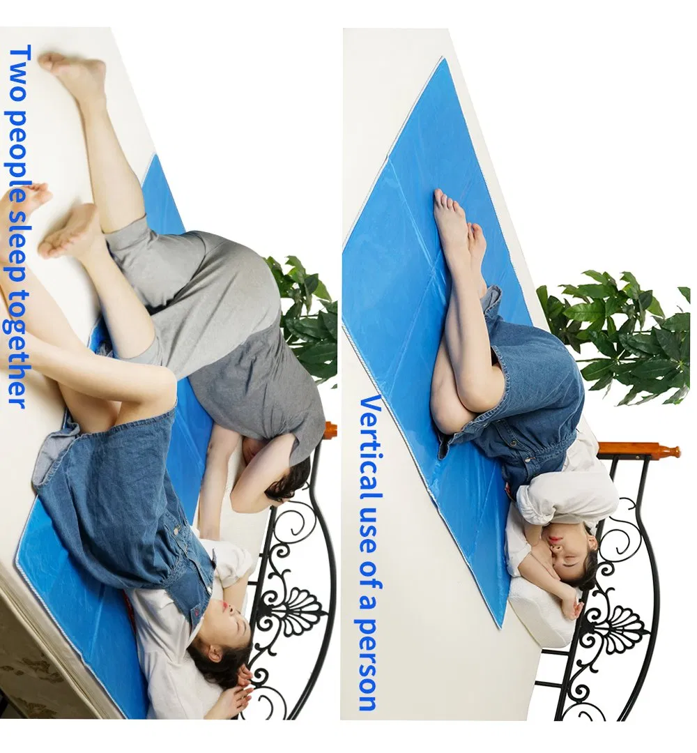 China Supply Gel Ice Flex Cooling TPE Gel Mattress Latex Cushion Pillow Gel Cooling Topper