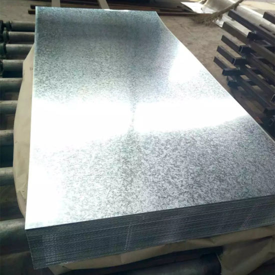 High Quality Zinc Coated Metal Corrugated Roofing Flat Sheet 0.18mm-20mm Hot Dipped SGCC Dx51d Galvanized Steel Sheet