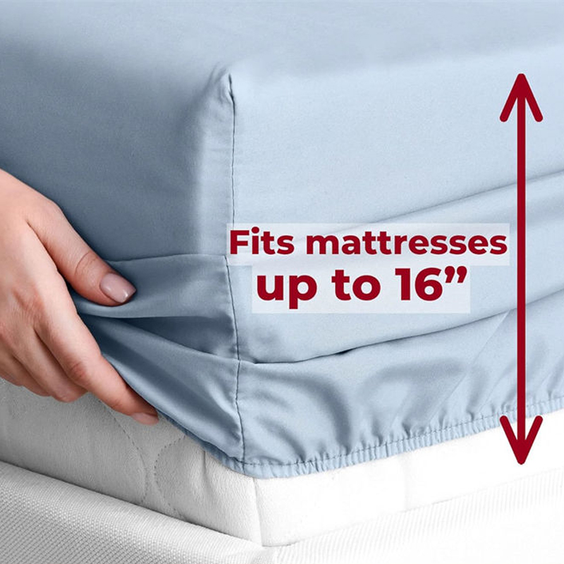 Emergency Response 4 Piece Blue Comfortably Skin Friendly Bedding Sheets Pillowcases Extra Soft Cooling Prison Dorm Bedding Wrinkle Fade Stain Resistant