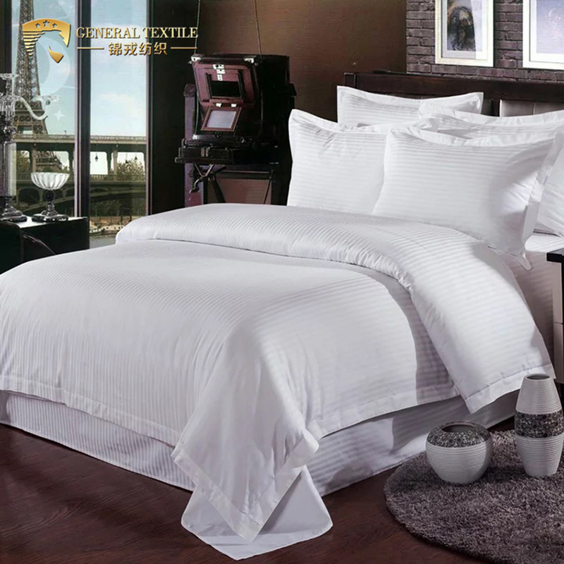 King Size Duvet Cover Bed Sheet Silk Hotel Bed Bedding Set