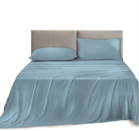 Luxury Cooling Bamboo Lyocell Fabric Cotton Bulk Bed Sheets Nature Softer Than Silk Bedding Bed Cover Sheet Set