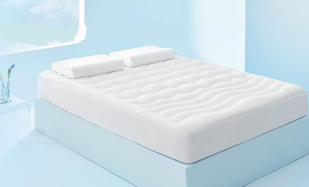 Soft Cooling Mattress Topper with Deep Pocket for Ultimate Comfort