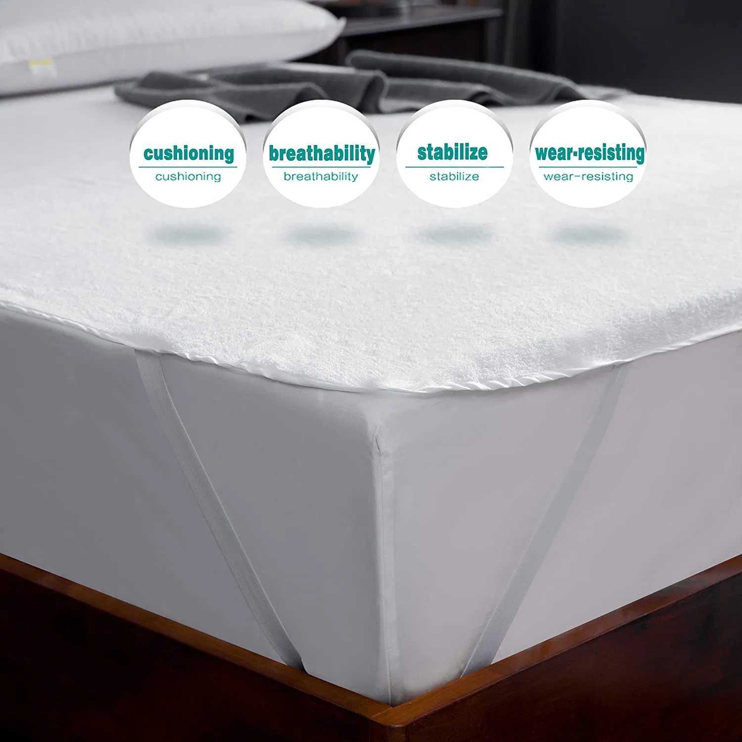 High Quality Cotton Terry Waterproof Mattress Protector