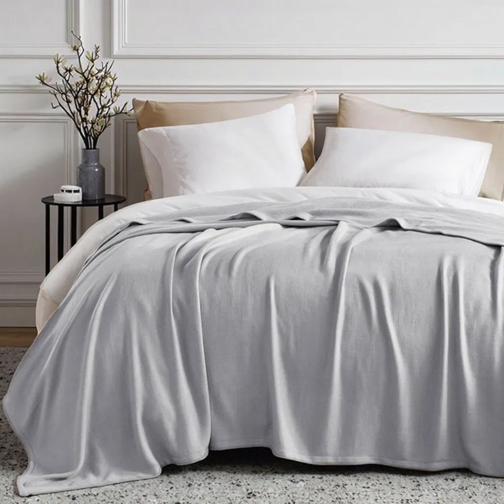 Soft and Smooth Bedding Sheet Cooling Simple Style Organic 100% Bamboo Fiber Bedding Set for Home Weddings and Hotels