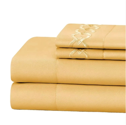 Warm Color 100% Polyester Microfiber Winter Bedding Set