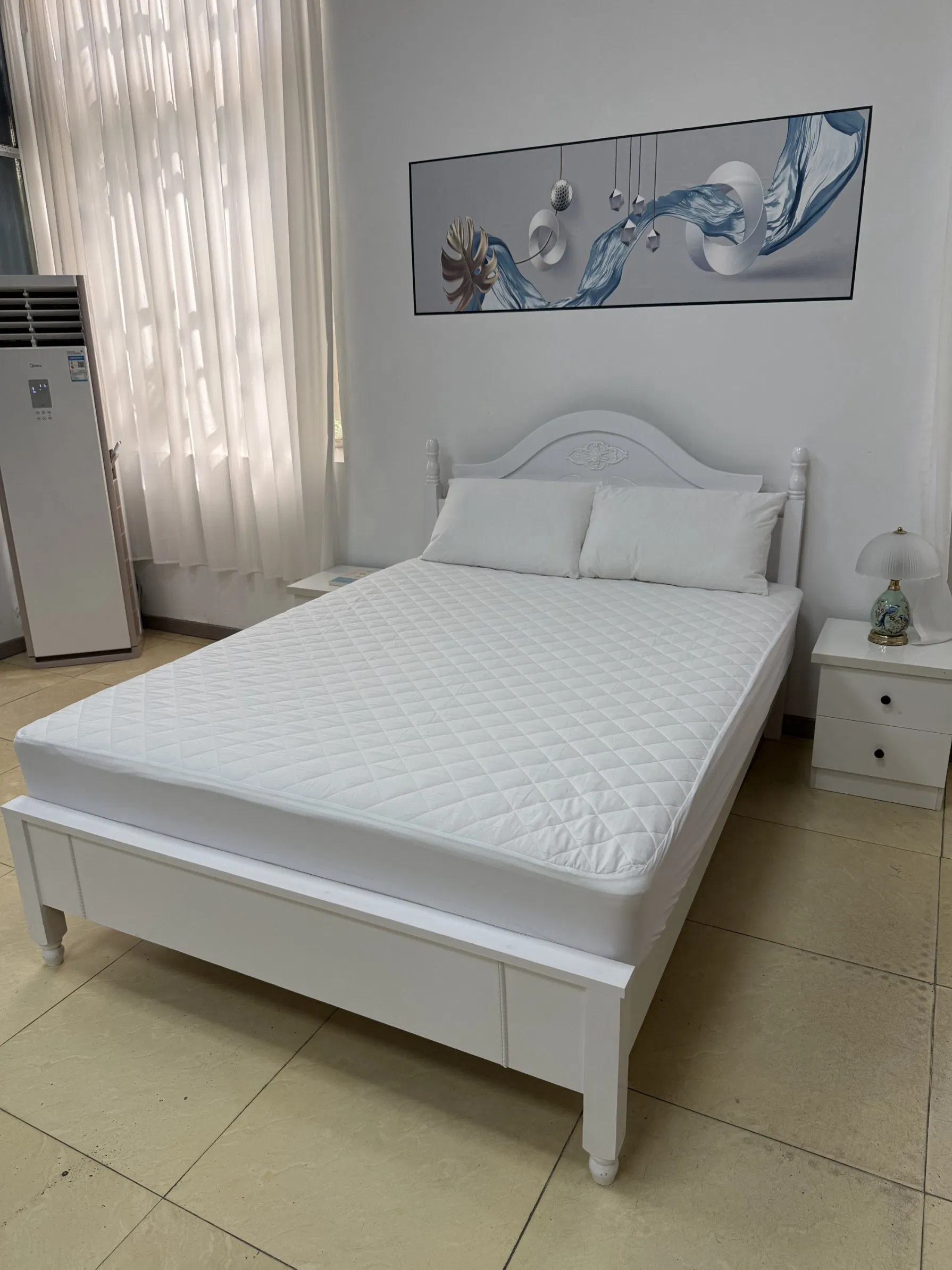 Wholesale Washable Anti Allergy Bed Rubble Waterproof Mattress Cover