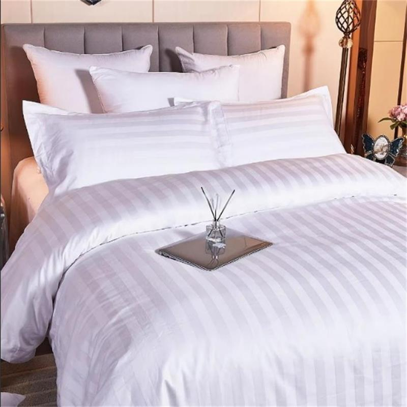 Premium 400 Thread Count 100% Cotton Sateen King Size Duvet Cover Set for Hotel