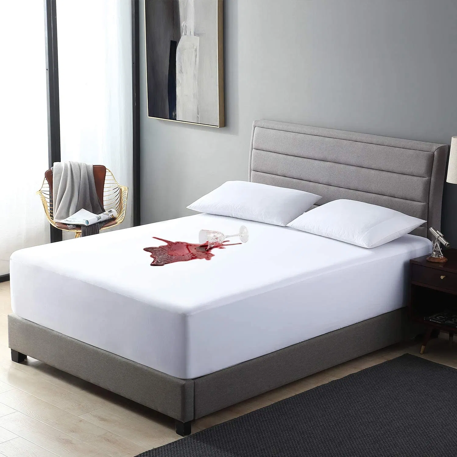 Quilted Anti-Allergy Waterproof Mattress Protector