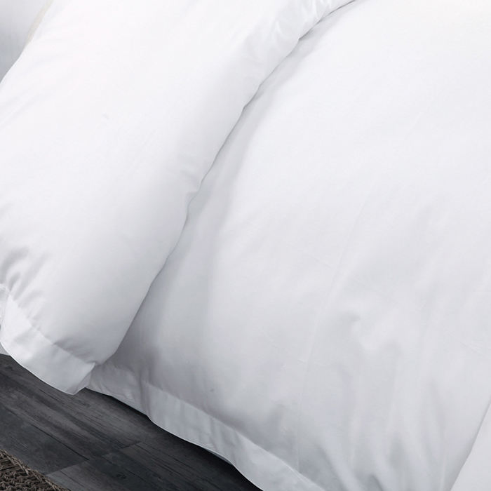 5 Star White 100% White Cotton Hotel Queen Bedding Set