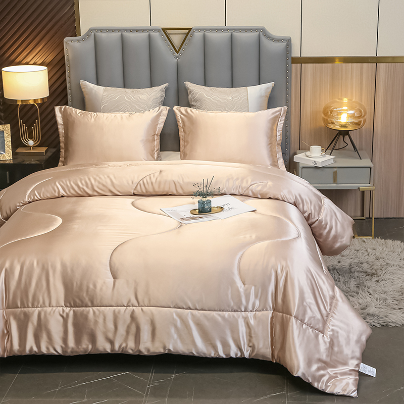 Customed Factory Price Home Bedsheet Set Cotton King Queen Size Bed Duvet Cover Silk Bedding Sets