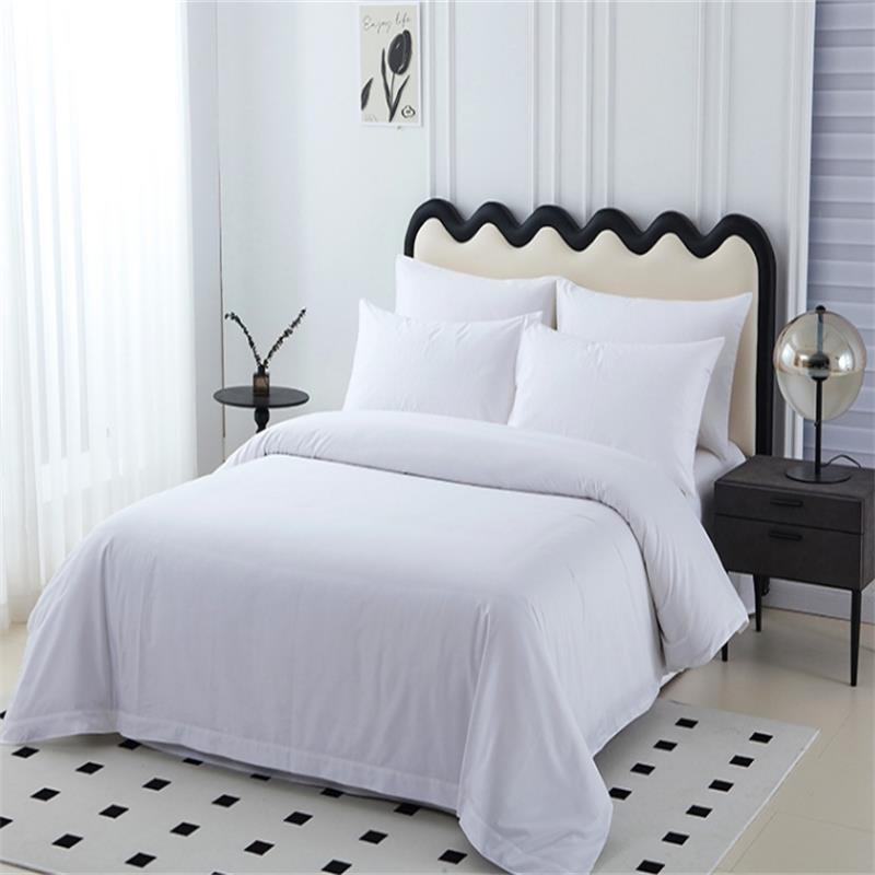 Premium 400 Thread Count 100% Cotton Sateen King Size Duvet Cover Set for Hotel
