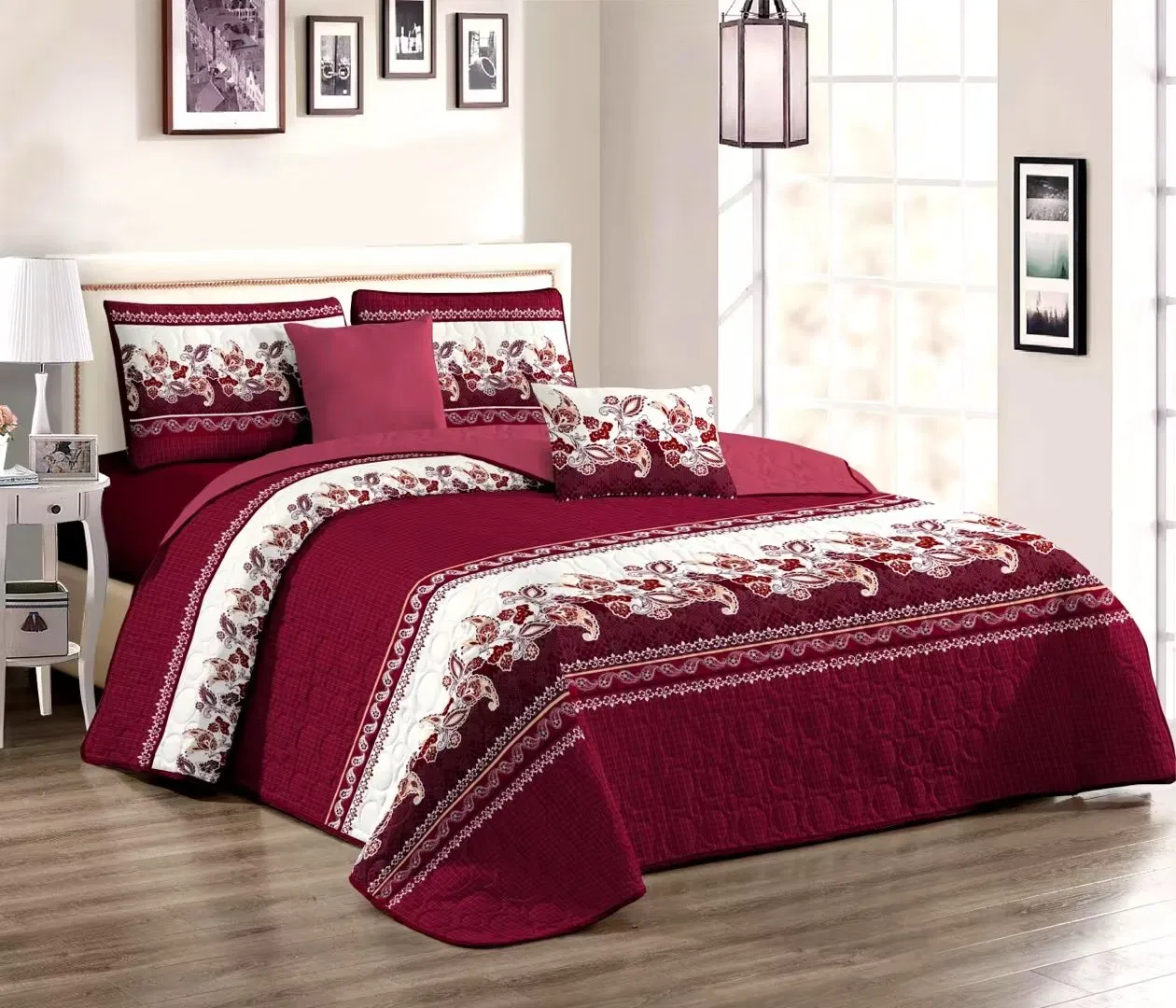 New Floral Quilt Set Cotton Bedspread on The Bed 3PCS Print Coverlet Cover Queen Size Summer Double Blanket for Bed Home