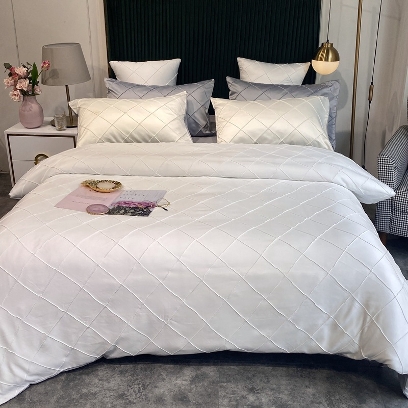 Free Sample Green Duvets Single Bedding Set Bed Blanket Set Flannel Duvet