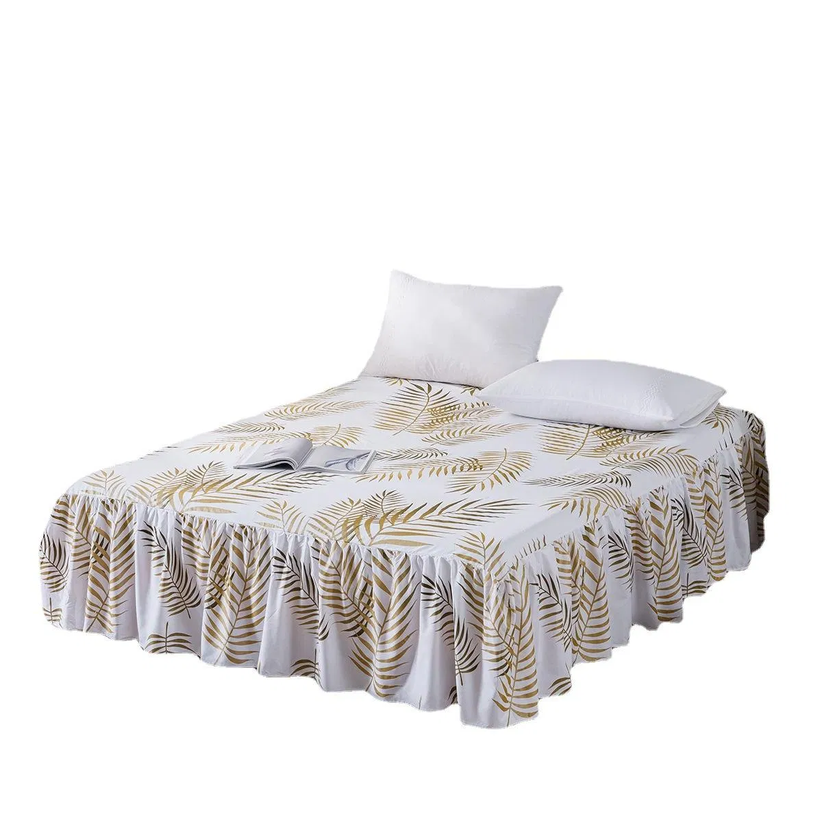Hot Sale Bed Skirt Washable Modern Printed King Size Home and Hotel Bed Skirt Covers