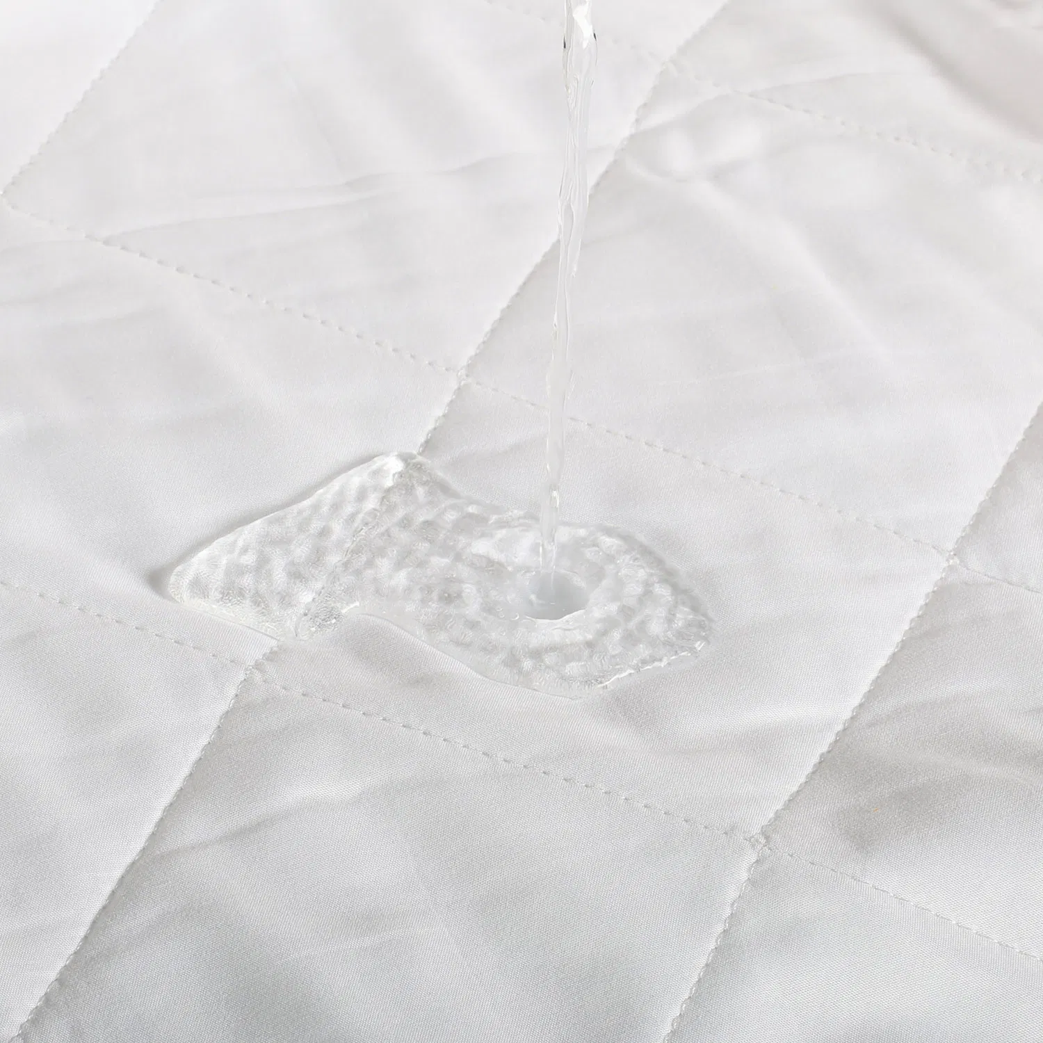 Wholesale Quilted 100 Polyester Cotton Terry Mattress Protector Cover Pad Topper with TPU Lamination for Home