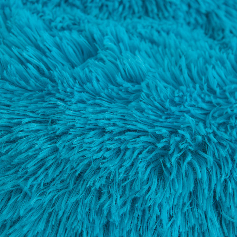 High Quality Winter Warm Fleece Blanket Mink Bedding Set with Pillow Sham Blue Comforter Duvet Cover Home Textile Bed Sheet Bed Linen