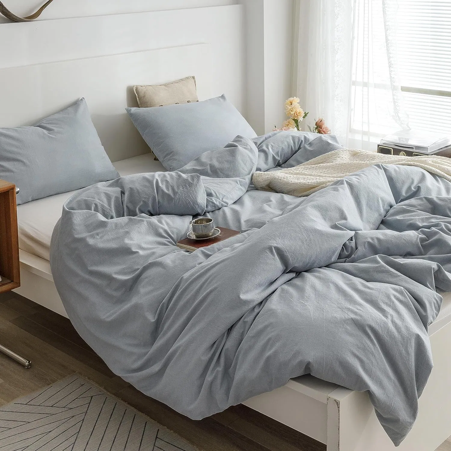 Hotel Cotton Bedsheets Comforter Sets Duvet Cover Polyester Bedlinen Queen King Bedding Set