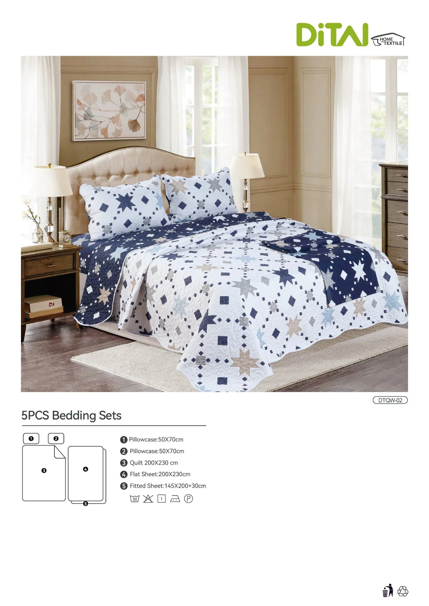 New Design Style King Queen Size Plaid Quilt Set Twin Plush Quilted Blanket Bedspread