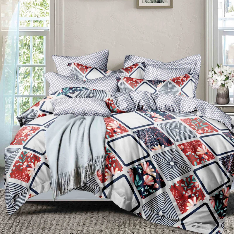 Wholesale King Size Massage Chinese Bedding Set Blanket Home Textile 100% Cotton Bed Sheet Quilt Cover