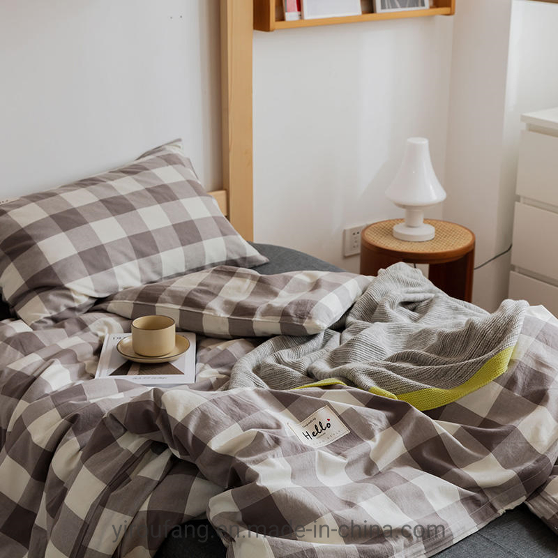 China Factory Eco-Friendly Bed Sets, Bedding Article, Multi-Size Cotton Bedding Set, June Motel Bedding, Flannel Fabric