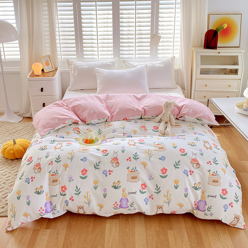 Velvet Quilt Queen Hotel Blanket Printed Sheet Set