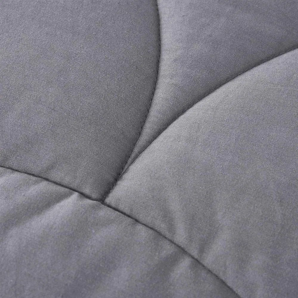 Customized Quilted Box Grey Anti Allergy Duvets Quilt