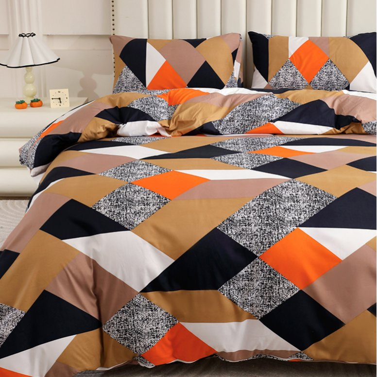 Linen Sheets Duvet Cover Quilt Microfiber Blanket Quilted Bedspread Colored Home Textile Soft Comforter Set Bedding