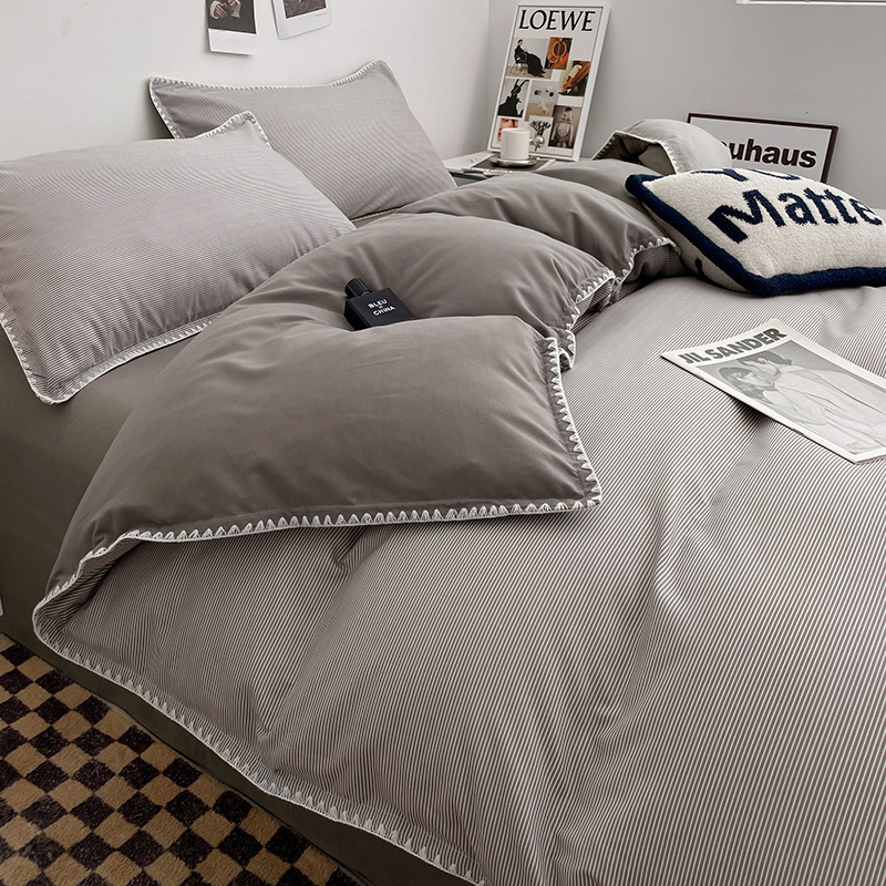 Embroidery Comforter Set Bed Blanket Cover Sofa Cover Quilt Duvet Set