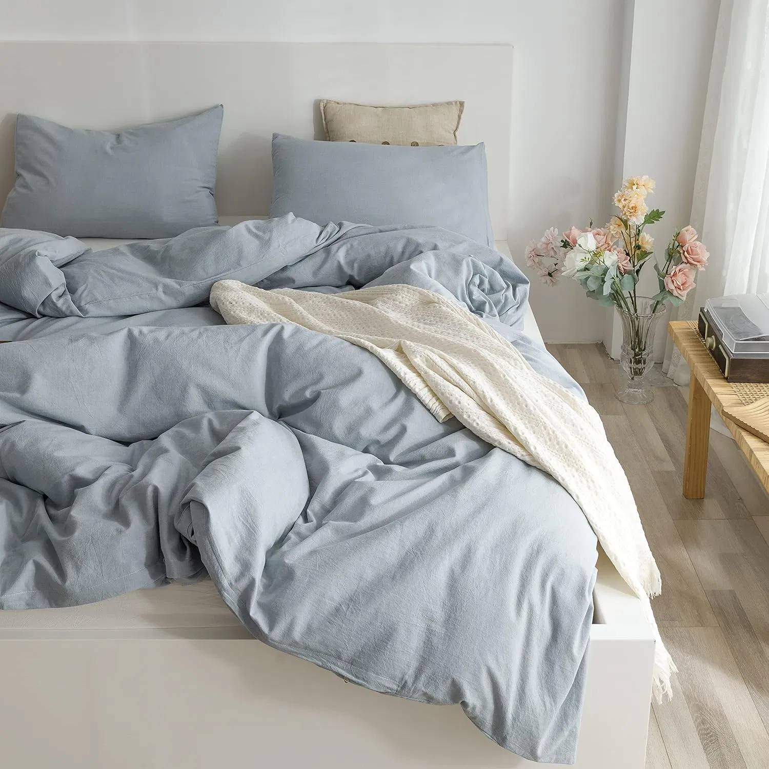 Hotel Cotton Bedsheets Comforter Sets Duvet Cover Polyester Bedlinen Queen King Bedding Set