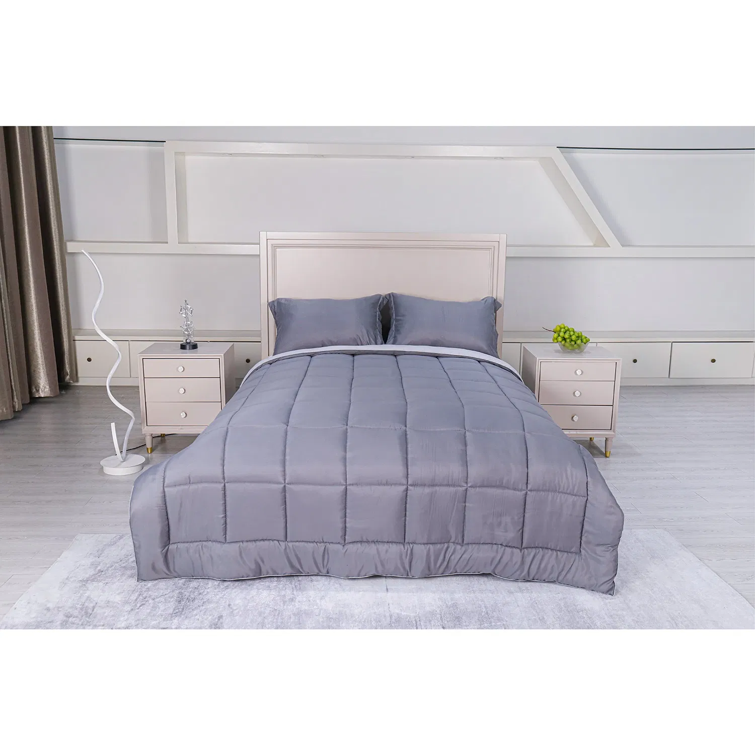 Tailored Bedding Comforter, Duvet with Virgin Hollow Fiber Filling for Allergy Sensitivities