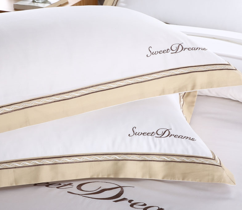 Good Price Custom King Queen Size 5 Star Hotel Comforter 100% Cotton Bedsheet Jacquard Embroidery Luxury Hotel Bedding Set From Nantong Home Textile