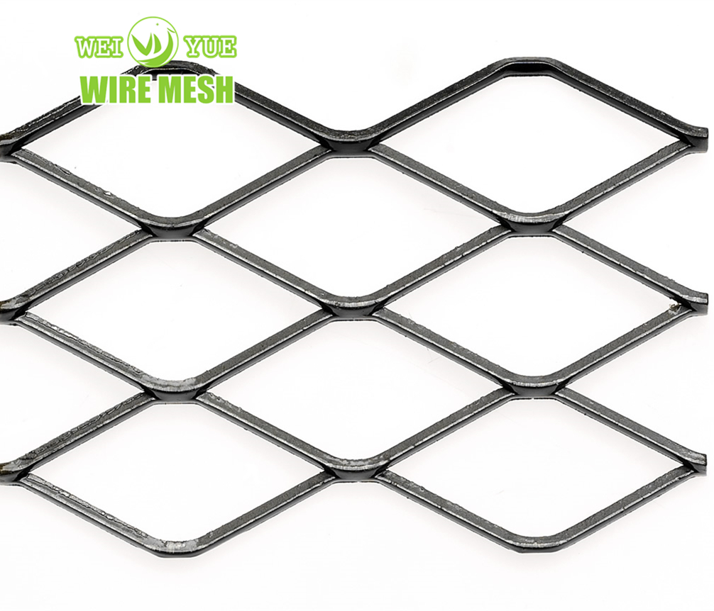 Heavy Duty Walkways Hexagonal Hole Flat Expanded Metal Mesh Sheet