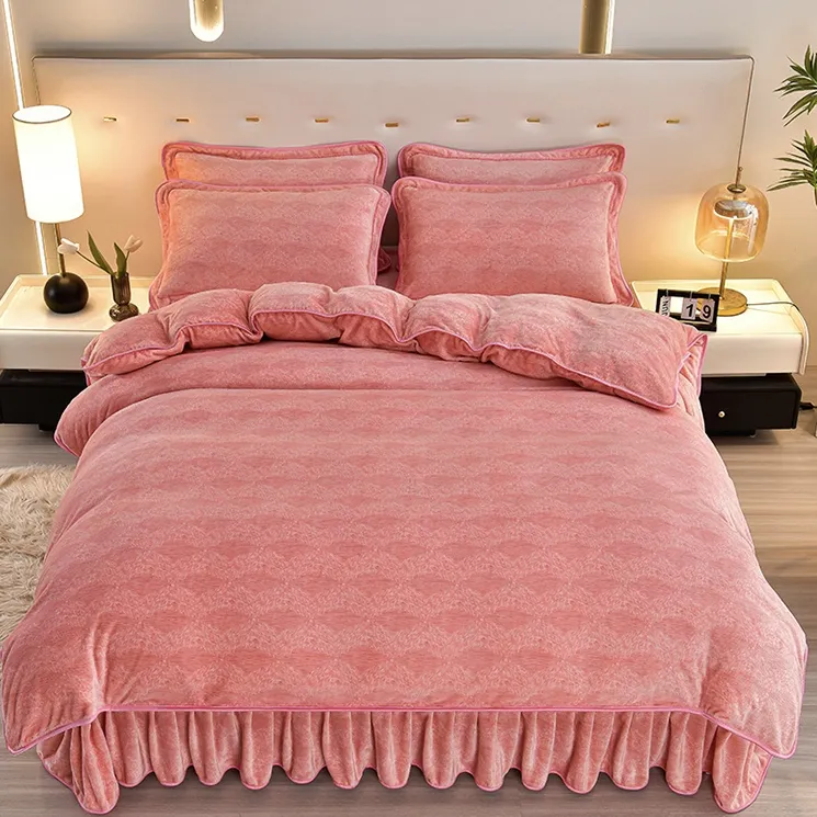 Milk Fleece Bedding Set
