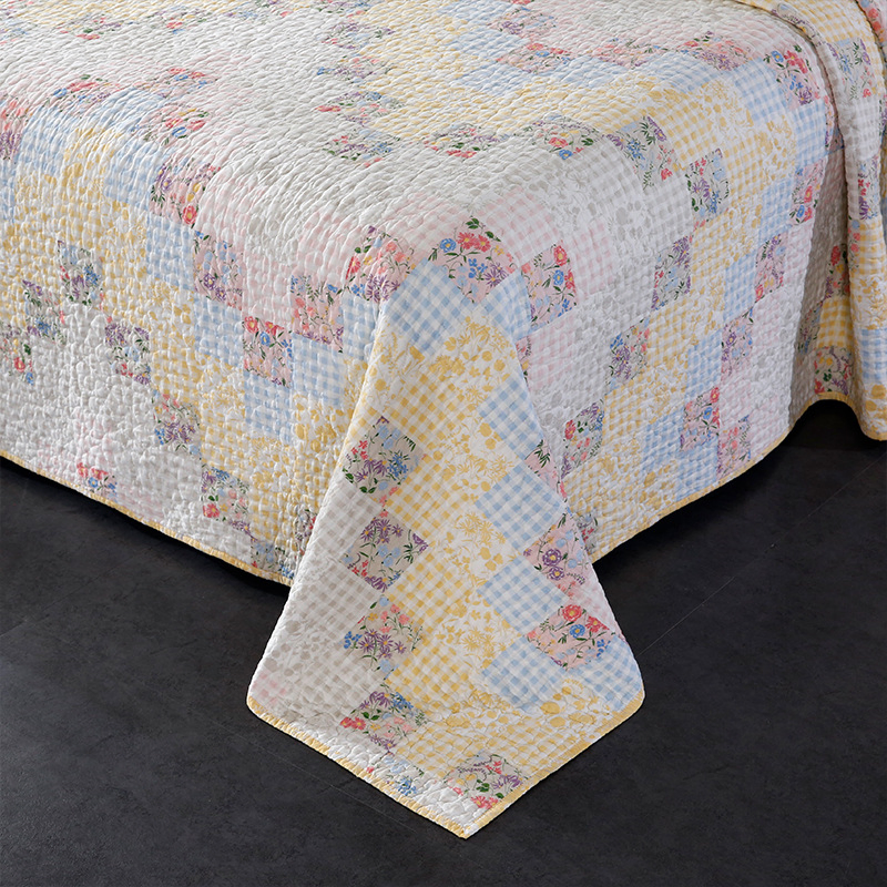 Custom Solid Color Queen Coverlet Microfiber Oversize Thin Summer Quilt Set Soft Baby Blanket Bedspread Set