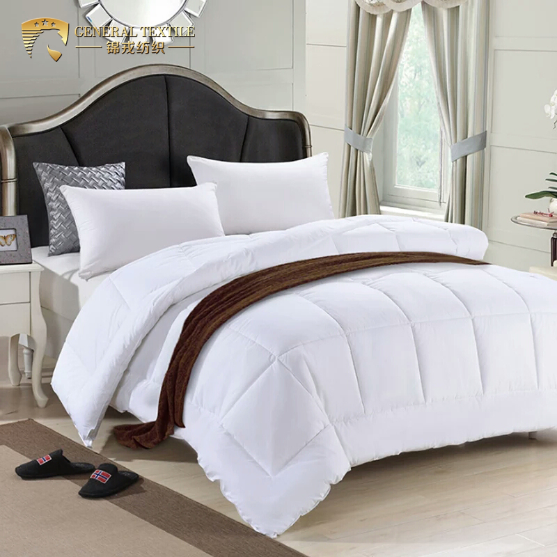 High Quality Luxury 100% Cotton Cover White Goose Down Duvet (JRD562)