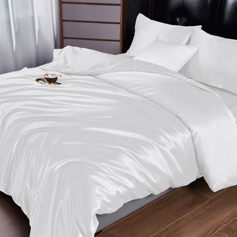 16/19/22/25 Momme Silk Bedding Set with Pillowcases Bedsheets Luxury Comforter Sets Bed Sheet Set
