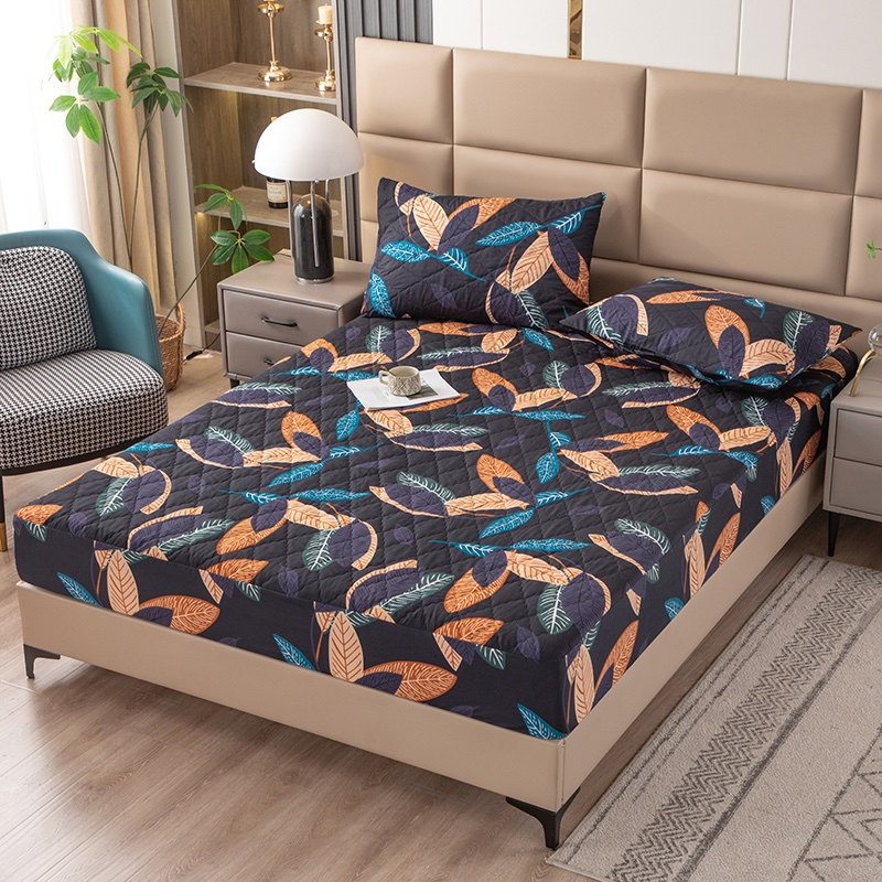 Wholesale OEM/ODM Home Textile Luxury Printed Microfiber Fabric Blue White Flowers 3/7 PCS Duvet Cover Bed Sheet Set Full/Queen/King Printing Sabanas Bedding