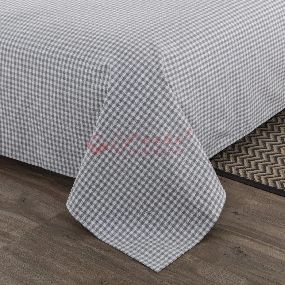 Comfortable Soft Cooling Cotton Linen Blend 2 Pillowcase Bedding Sheet 3 Pieces Set