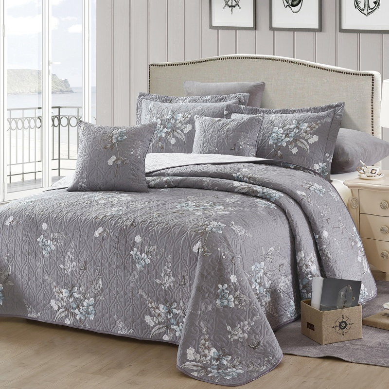 Luxury Bedspread Set Cotton Pillowcase King Size Comforter Quilted Blanket Bed Coverlets Cover Set Quilt Bedspreads 3PCS Set