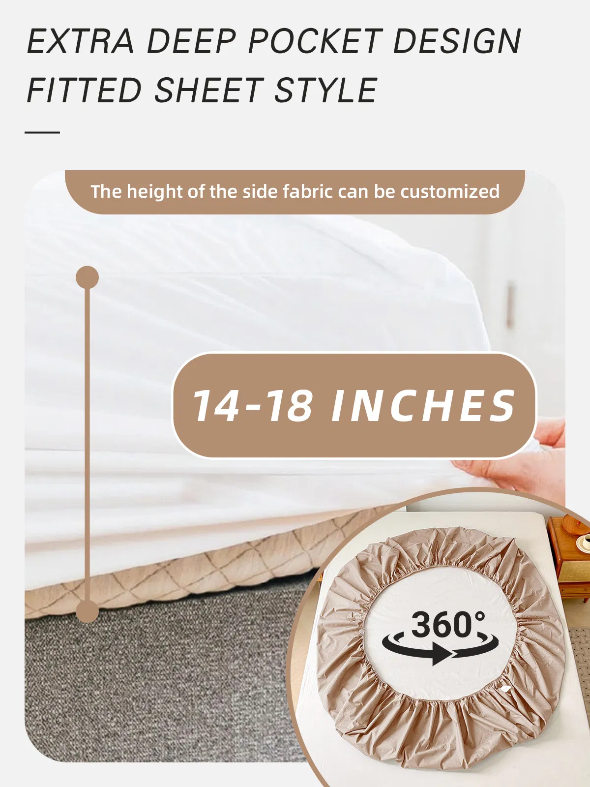 Bed Bug Knitted Soft Dust Mite Mattress Protector