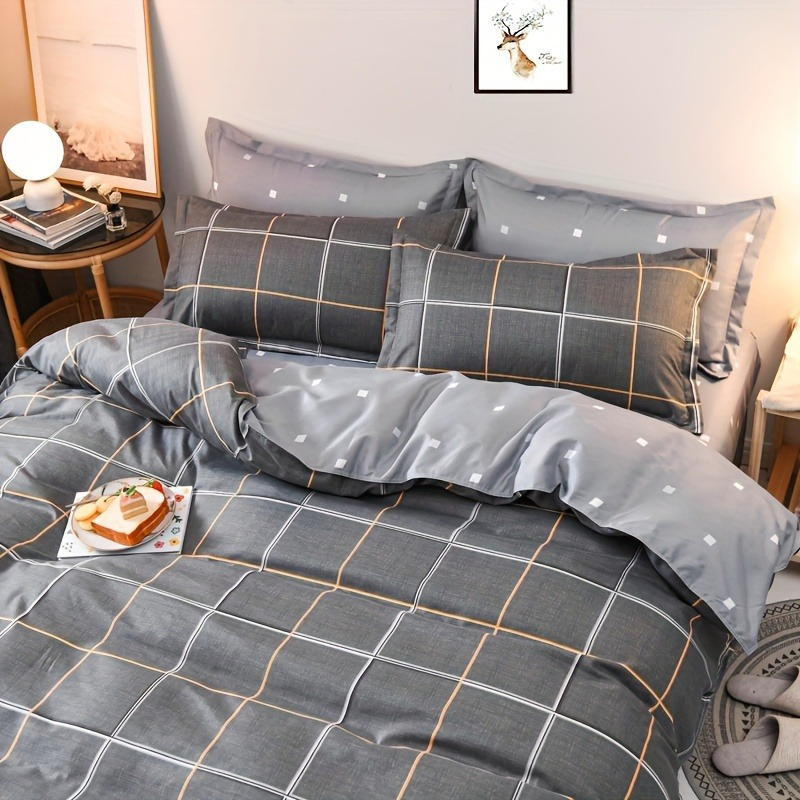 Hot Sale Fashionable Durable Polyester Home Textiles Breathable Three-Piece Duvet Cover Set