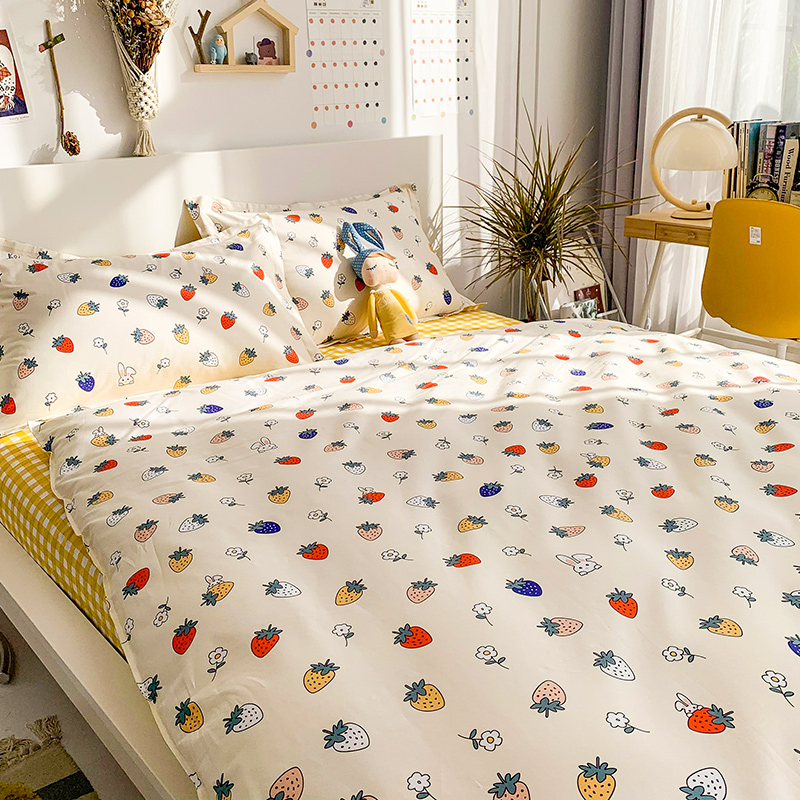 Good Selling Cotton Duvet Cover Bedding Sheet Set